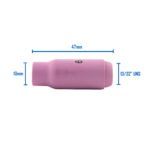 TIG Ceramic Cup / Nozzle #6  -10 Each - WP 17 / 18 / 26 - Image 4