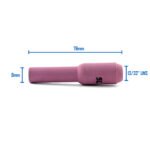 TIG Ceramic Cup / Nozzle #5 LONG - 10 pack - WP 17 | 18 | 26 Alumina - Image 4