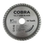 COBRA 5" / 125mm Circular Aluminium Cutting Saw Blade Disc Milling Disc - 1 Each