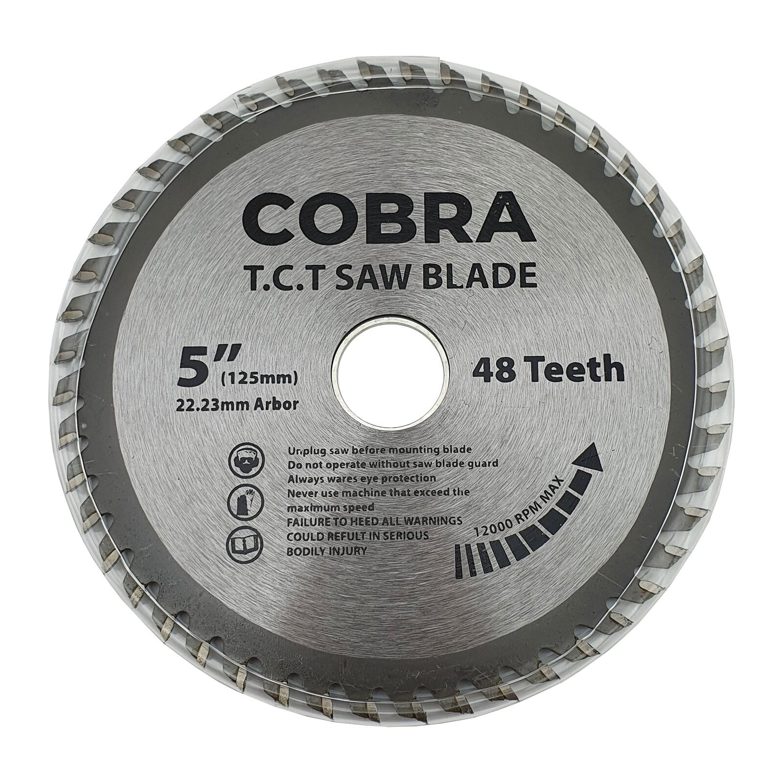 125mm48TTCT COBRA 5" / 125mm Circular Aluminium Cutting Saw Blade Disc Milling Disc - 1 Each - Image 1