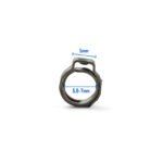 Oetiker style Stainless Single Ear Clamps - Stepless - 5.8mm-7mm - 10 Pack - Image 3