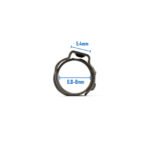 Oetiker Style Stainless Single Ear Clamps 6.8-8mm 10 Pack - Image 3