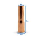 2 x TWECO #2 Style MIG Gas Nozzle / Shroud 16mm Adjustable - Image 5