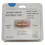 65A Plasma Cutter Tip for Hypertherm Powermax 45XP/65/85/105 10 Pack - Image 2