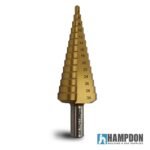 Bordo 4 - 30mm HSS Spiral Flute TiN Coated Step Drill - Image 6