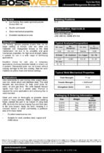 3.2mm x 1kg Manganese Bronze Flux coated TIG / OXY Brazing Rods