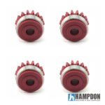 4 x Value Pack Kemppi Trapezoid Roller 1.0mm - 1.2mm U Groove Feeder Drive Gear for Aluminium - Image 6
