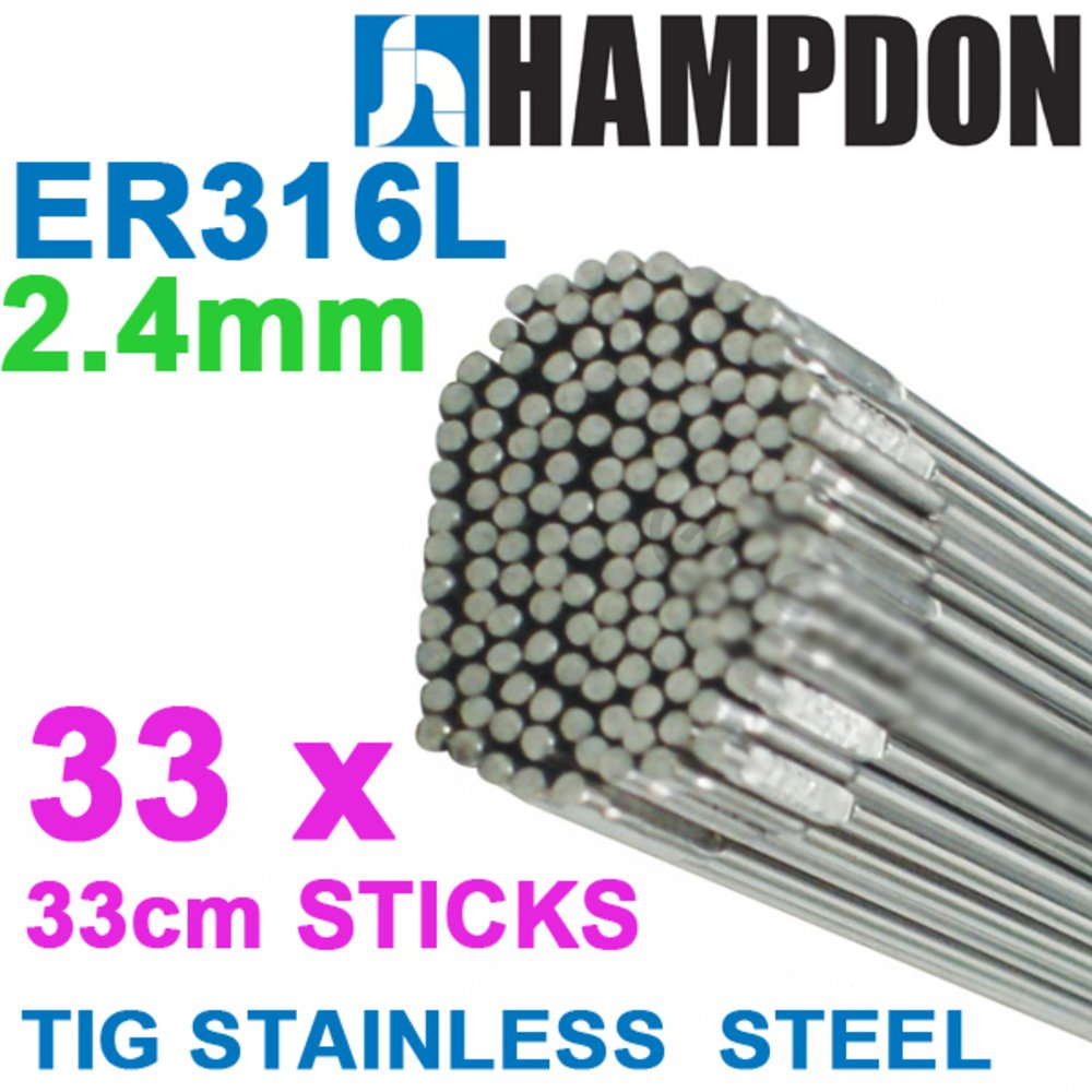 400g - 2.4mm ER316L Stainless Steel TIG Filler Wire Rods