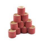 Klingspor 60 Grit CS 410 X 25mm x 25mm Spiral Bands for Stainless Steel - 10 Each