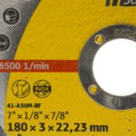 Klingspor Cutting Disc Inox A 24 R Supra 180x3.0x22.23mm 25pk - Image 5