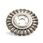 Klingspor 125mm x14mm x22.23mm Mild Steel Twist Knot Wheel Brush 5pk