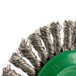 Klingspor 125mm x 6mm x 22.23mm Pipeline Stainless Steel Wheel Brush - 10 Each