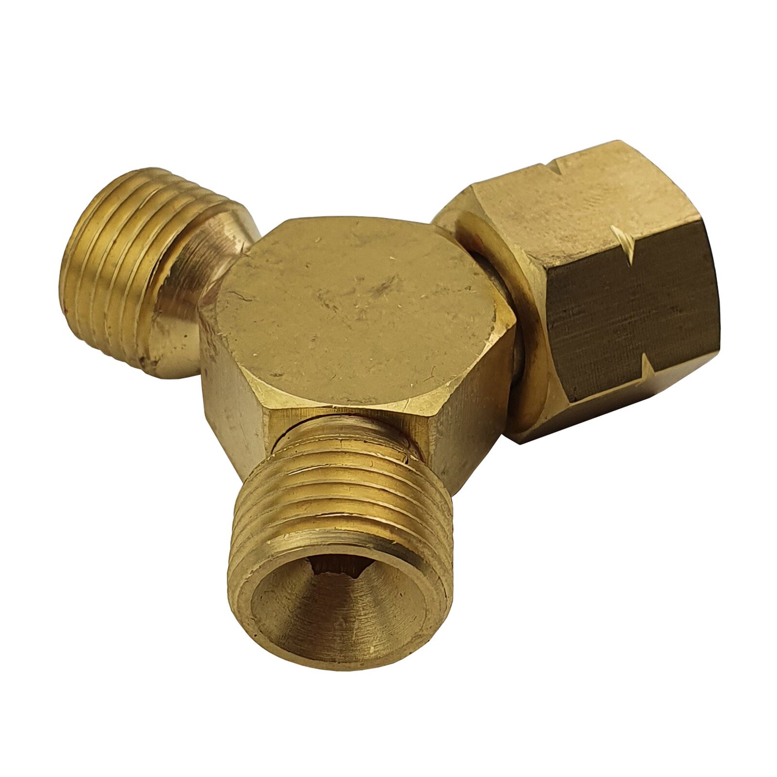 10x LPG / Acetylene Hose Y Piece Splitter Connector R215