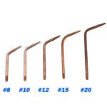 10x Oxygen / LPG Welding Brazing Tip Type 554 #8 - Image 3
