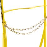 G Size Cylinder Trolley with 200mm Pneumatic Wheels - Image 4