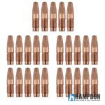 25 Pack of 0.8mm Fronius Style MIG Contact Tips - M10 x 10 x 0.8mm - Image 6