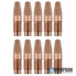 10 Pack of 1.0mm Fronius Style MIG Contact Tips - M10 x 10 x 1.0mm - Image 6