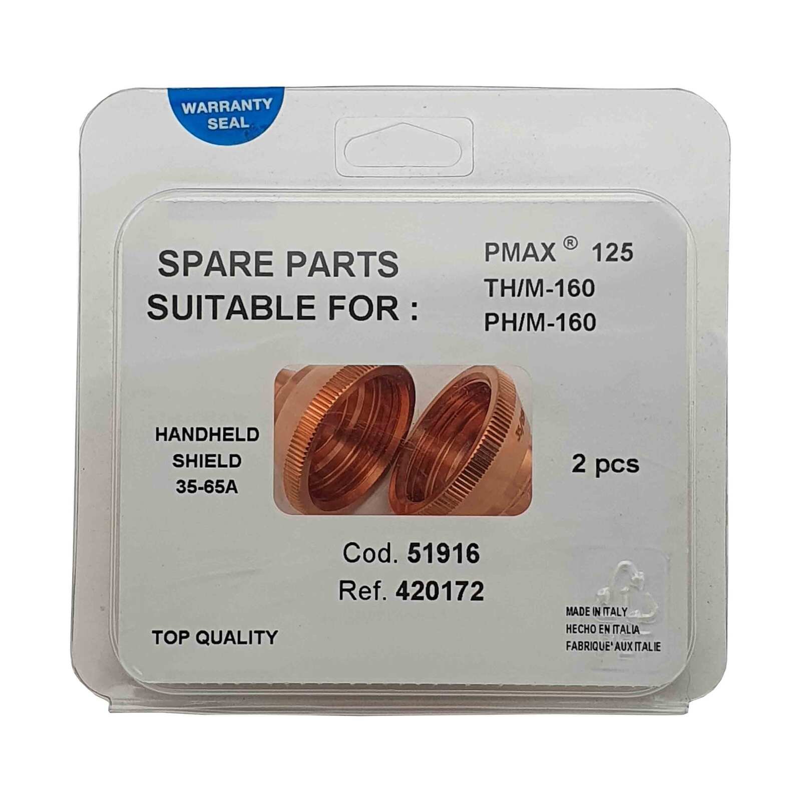 Plasma Cutter 65A Hand Shield to Suit Hypertherm Powermax 125 - 2 Pack