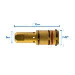 Bernard MIG Gas Diffuser / Head - 2 Pack - 4235 for Long Tips Suits 200-300 Amp Torches - Image 3