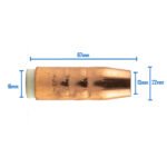 Bernard 300 Amp MIG Nozzle / Shroud 4394 Copper Tapered - 40 Pack - Image 4