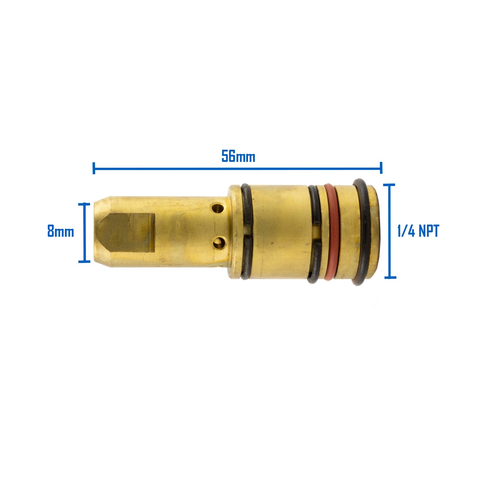 Bernard MIG Gas Diffuser 4435 40 Pack Short Contact Tips