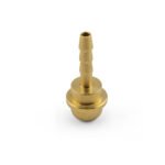5/8 UNF Regulator Brass Barb Fitting for 4mm Hose - Nut and Barb - Image 3