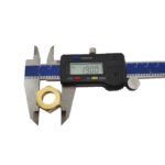 5/8 UNF Regulator Brass Barb Fitting for 4mm Hose - Nut and Barb - Image 5