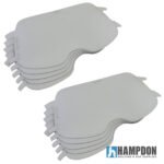 3M Speedglas 9100 FX / FX Air / MP Air - Clear Grinding Visor Lens - 10 Pack - Image 5