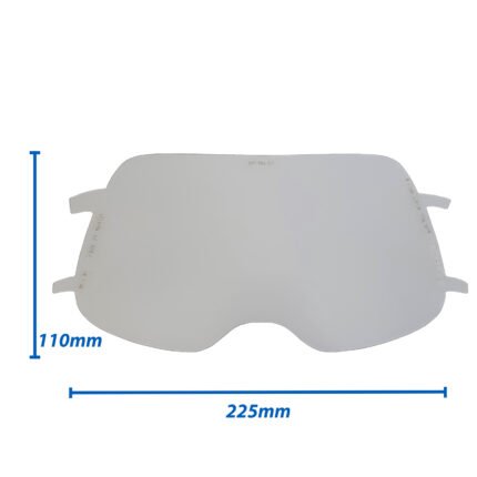 3M Speedglas 9100 FX Clear Grinding Visor Lens 2 Pack