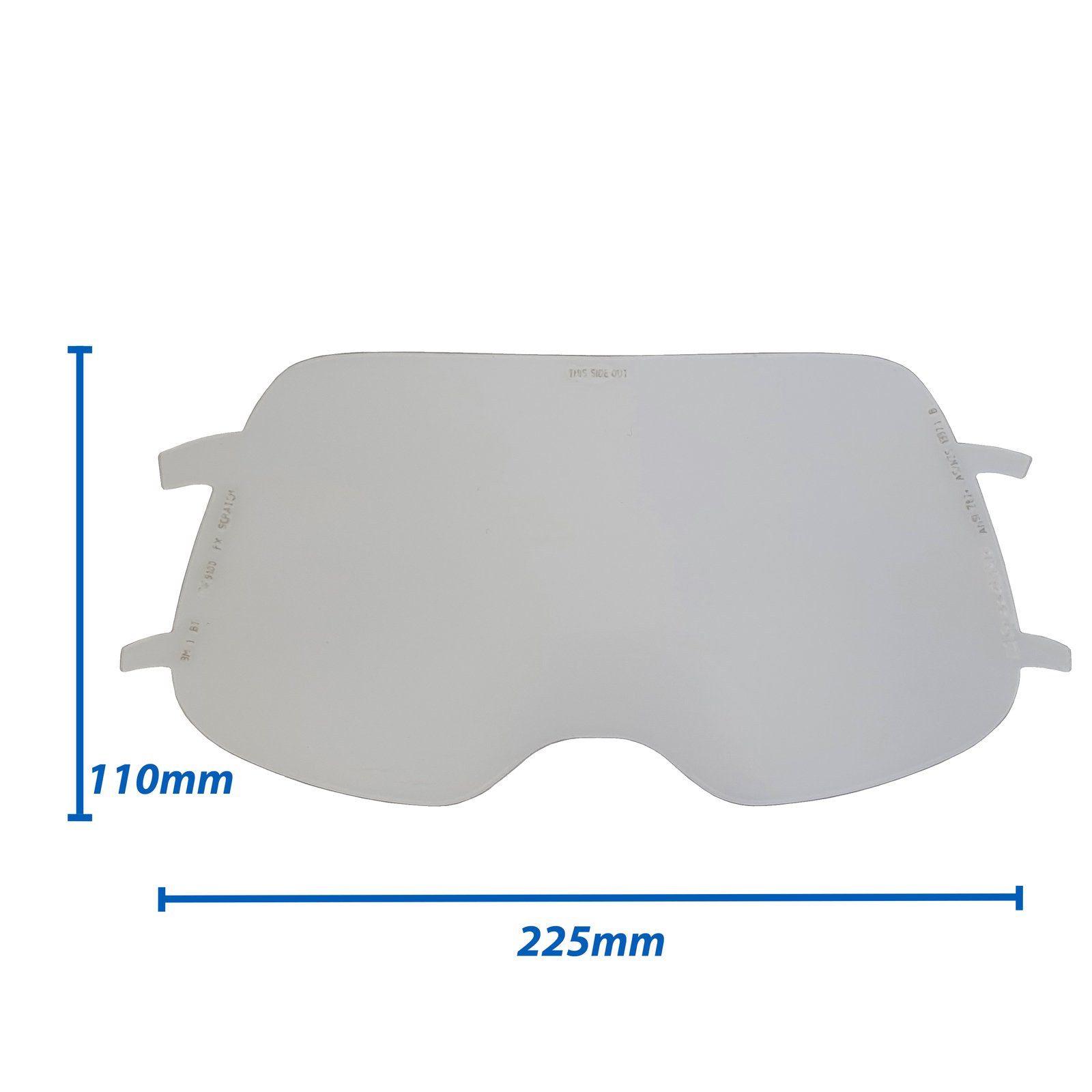 3M Speedglas 9100 FX Clear Grinding Visor Lens 5 Pack