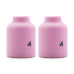 TIG Ceramic Nozzle Gas Lens #4 WP-9/20 2pk - Image 2
