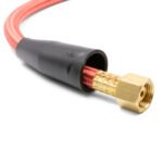 TIG 9|17 Series 7.6m Power Cable Soft Braided Hose Female Connect