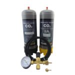 Disposable PURE CO2 2.2L Gas Bottle 2-Pack Combo Kit - Image 2