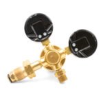 Harris 601 LPG Regulator Twin Gauge Flow Meter - Image 3