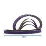 3M Cubitron 2 II 36 Grit File Belt 10mm x 330mm - 33437 786F - 10 Pack - Image 5