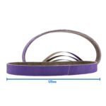 3M Cubitron 2 II 80 Grit File Belt 20mm x 520mm - 33452 786F - 10 Pack - Image 6