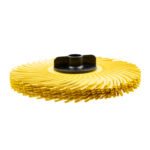 40 x 3M 61500176070 75mm x 9.5mm Scotch-Brite 80 Grit Curved Radial Bristle Brush - 30126 - Image 2