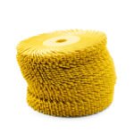 40 x 3M 61500176070 75mm x 9.5mm Scotch-Brite 80 Grit Curved Radial Bristle Brush - 30126