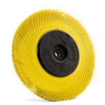 3M 61500187770 150mm x 12mm Scotch-Brite 80 Grit Curved Radial Bristle Brush - Image 3