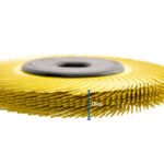 3M 61500187770 150mm x 12mm Scotch-Brite 80 Grit Curved Radial Bristle Brush - Image 5