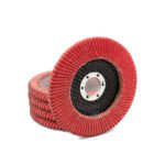 COBRA Curved Flap Disc 40 Grit Pollifan Ceramic Steel/Inox 10pk - Image 2