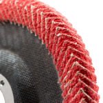COBRA Curved Flap Disc 40 Grit Pollifan Ceramic Steel/Inox 10pk - Image 5