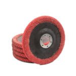 COBRA Curved Flap Disc 60 Grit Ceramic Steel/Inox 2 Each