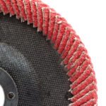 COBRA Curved Flap Disc 60 Grit Ceramic Steel/Inox 2 Each - Image 4