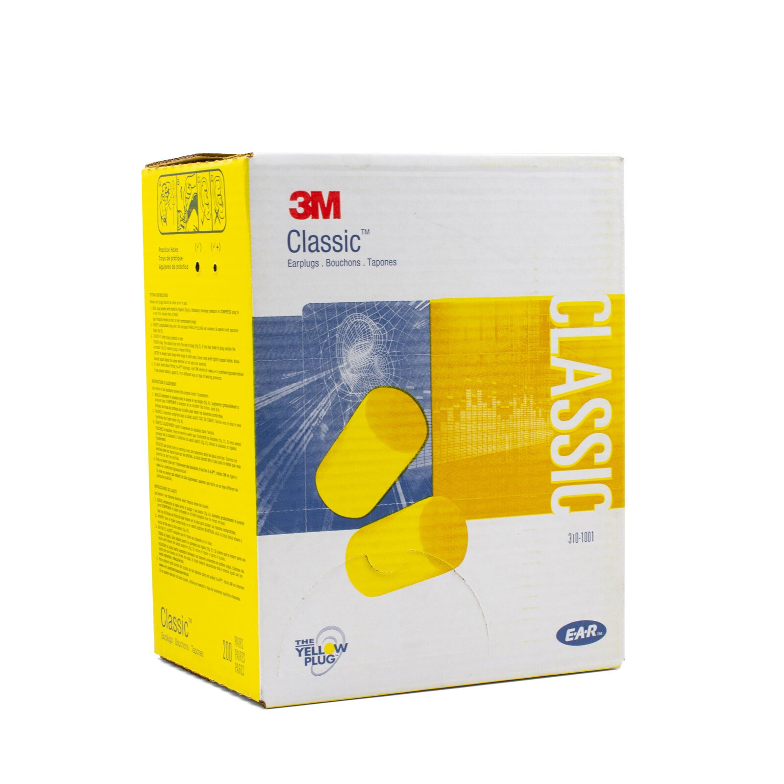3M™ E-A-R™ Classic Uncorded Ear Plugs - 200 Pack