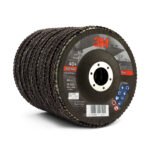 3M Cubitron 3 125mm 5" 1169F 40 Grit Flap Disc - 100 Each - Image 2