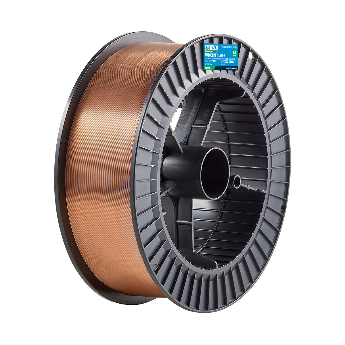 15kg - 0.9mm Cigweld Autocraft LW1-6 ER70S-6 Mild Steel MIG Welding Wire Spool