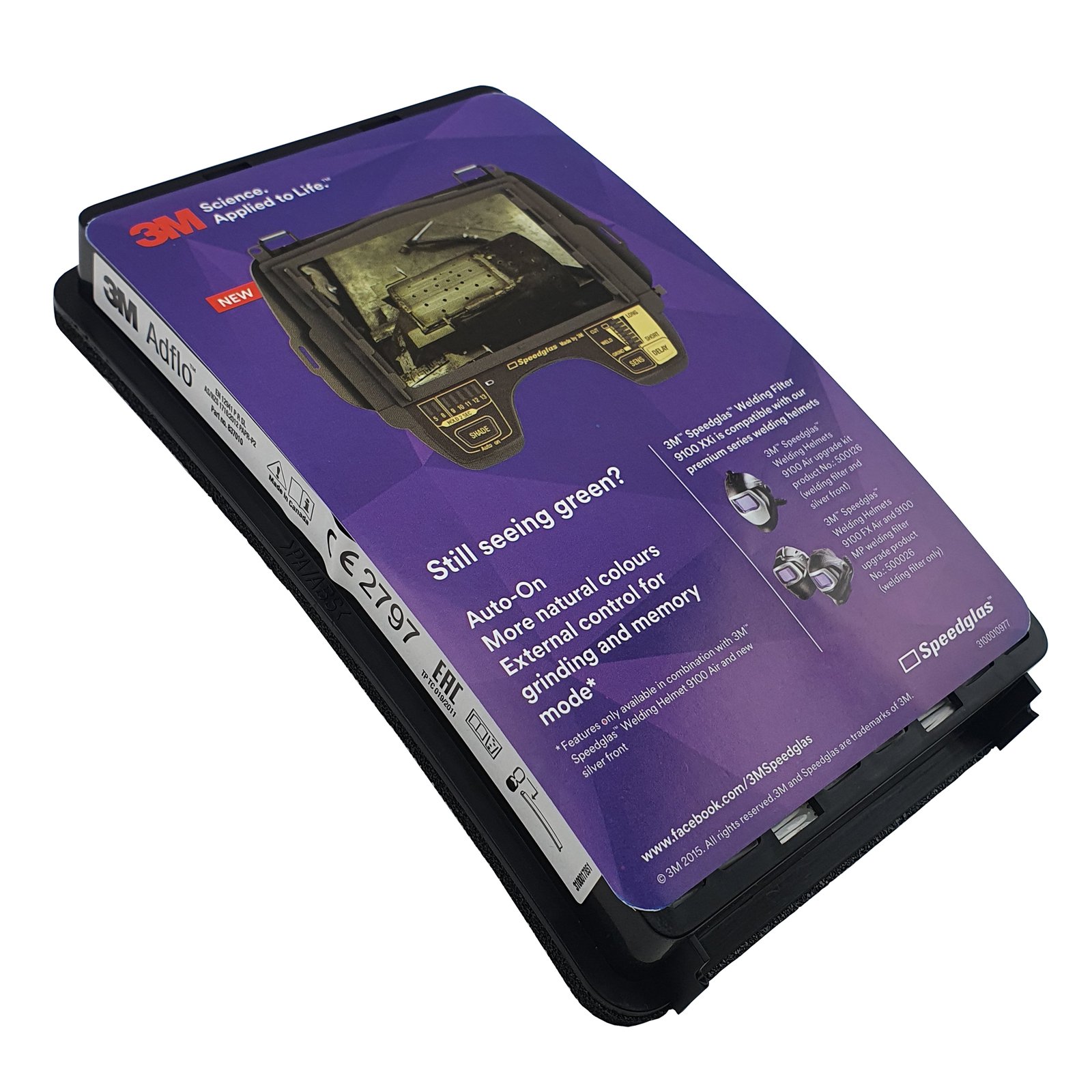 3M Speedglas Adflo Particle Filter Replacement - 2 Pack - 837010