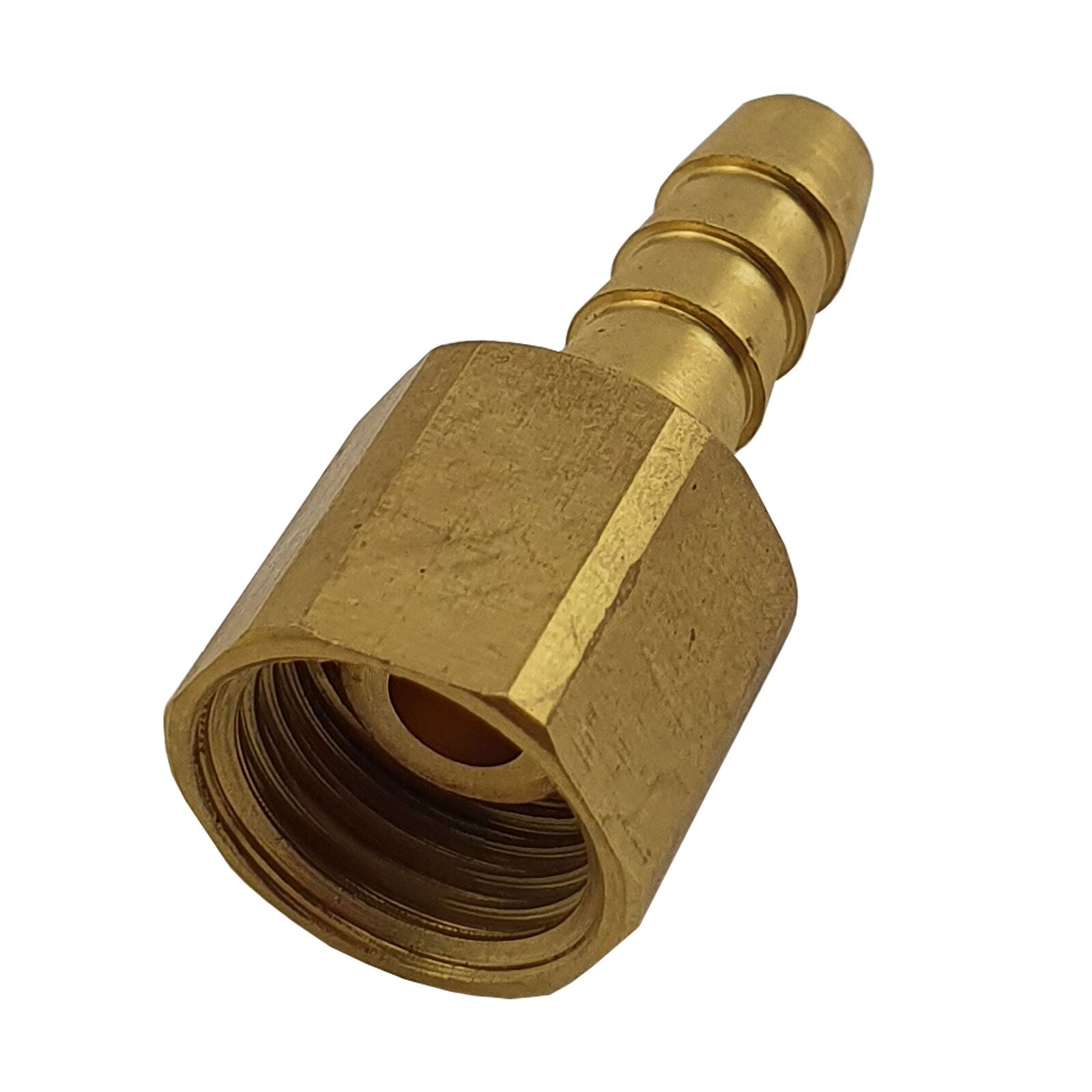 9/16 Nut Brass Barb fitting for 8mm Hose - Nut and Barb