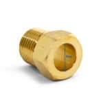 Right Hand 5/8 Water Nut Brass Nut - 1 Each - Image 5